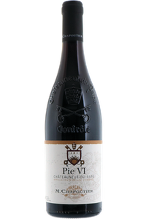 M. Chapoutier Chateauneuf du Pape Pie VI