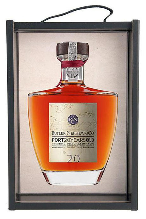 Butler Nephew and Co. 20 Year Old Prestige Tawny Port Decanter